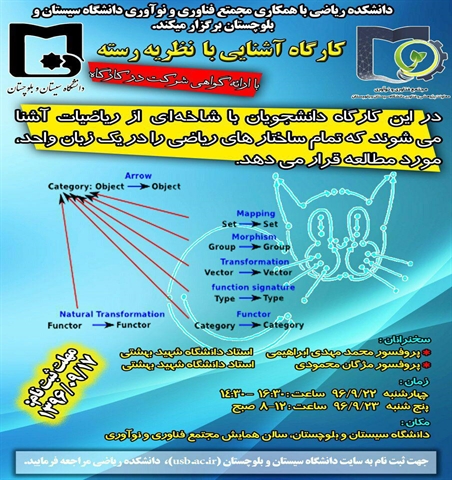 کارگاه آشنایی با نظریه رسته 