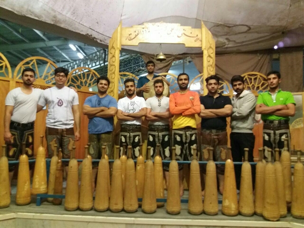 ورزش باستانی حتی در فصل فرجه ها و امتحانات 