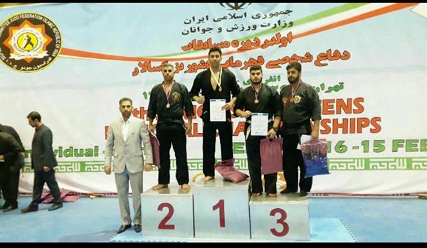کسب مدال نقره وعنوان نایب قهرمانی کشور توسط آقای مجتبی فیاض زاده در اولین دوره مسابقات قهرمانی دفاع شخصی کشور 